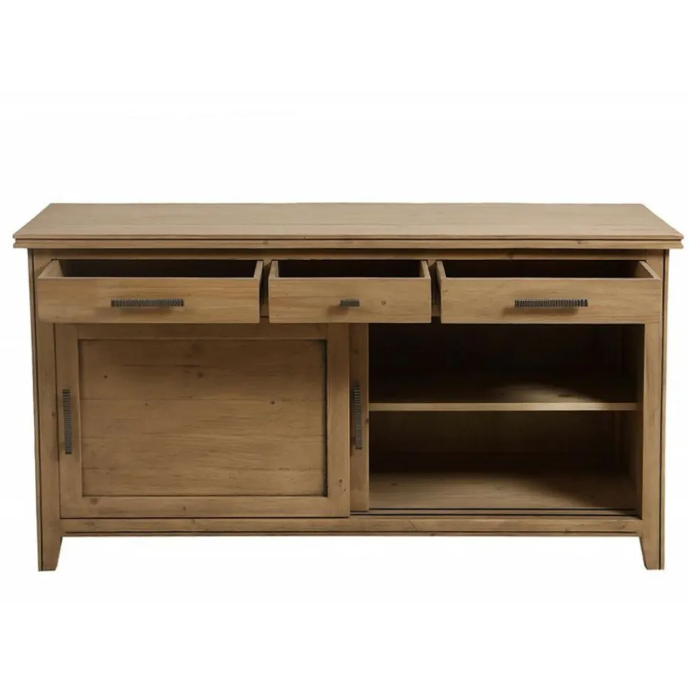 INTERIOR'S - Buffet bas 2 portes bois marron - initiale interior's