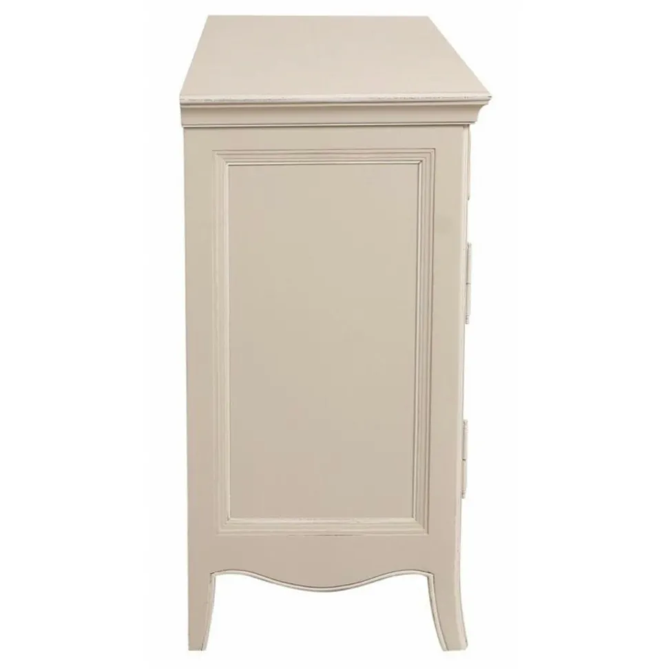 INTERIOR'S - Buffet bas 2 portes mdf blanc - lubéron interior's