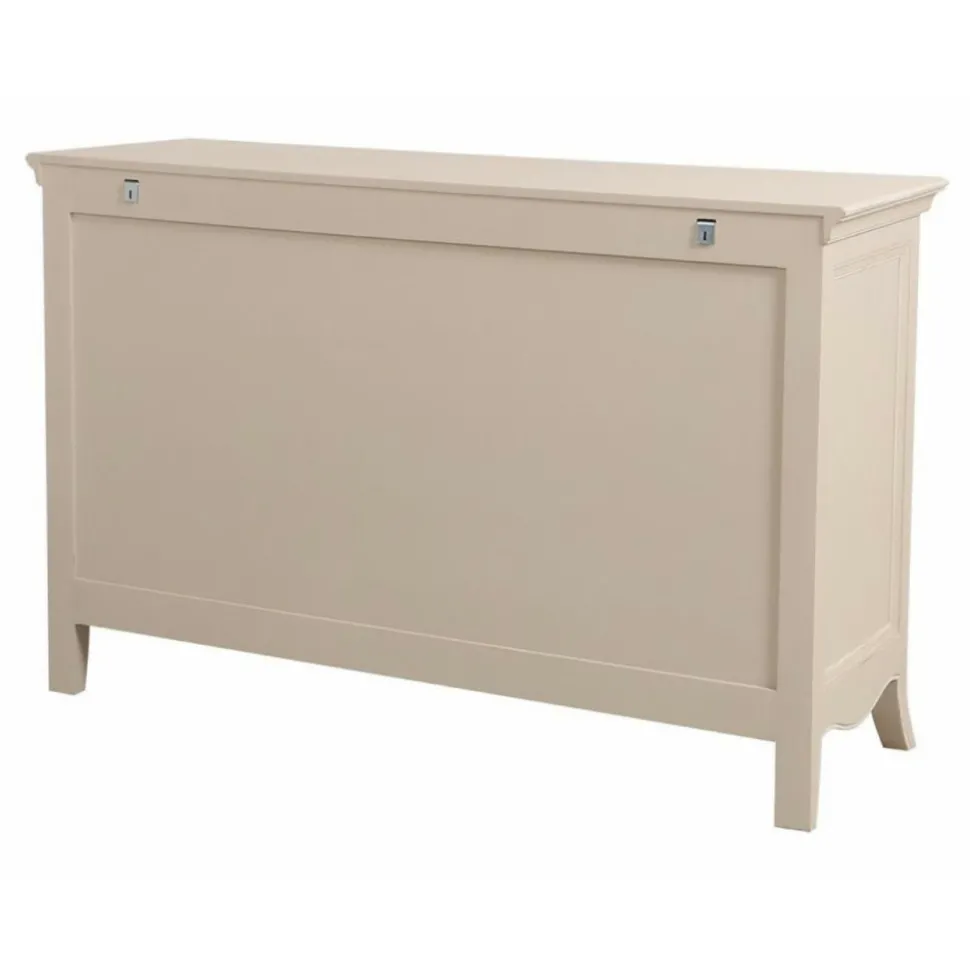 INTERIOR'S - Buffet bas 2 portes mdf blanc - lubéron interior's