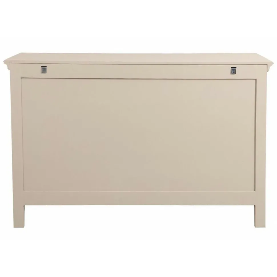 INTERIOR'S - Buffet bas 2 portes mdf blanc - lubéron interior's