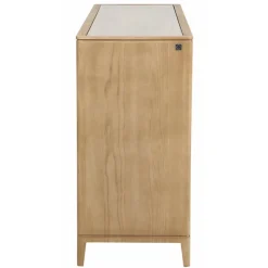 INTERIOR'S - Buffet bas 3 tiroirs bois beige - tallinn interior's