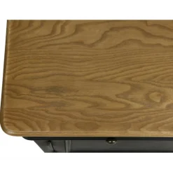 INTERIOR'S - Buffet bas bois noir - manoir interior's