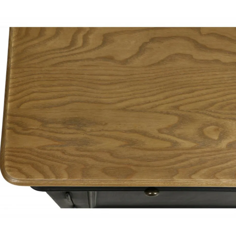 INTERIOR'S - Buffet bas bois noir - manoir interior's