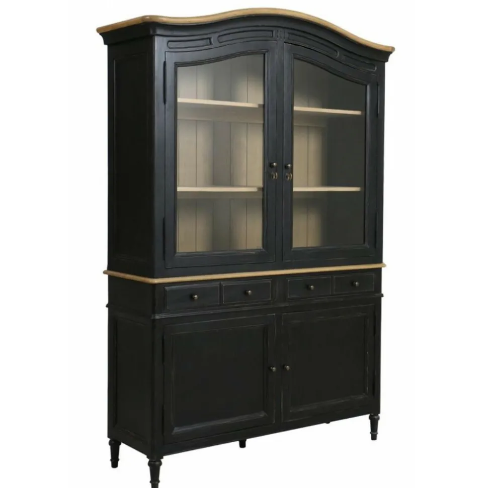 INTERIOR'S - Buffet bois noir - manoir interior's