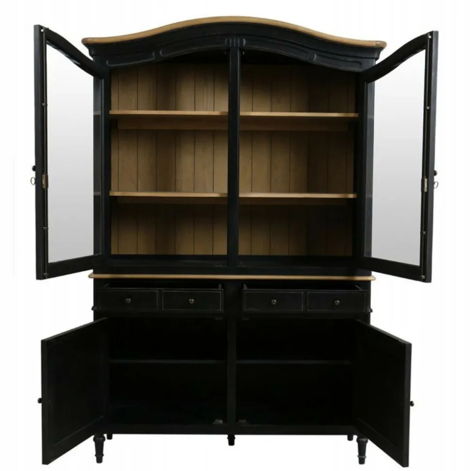 INTERIOR'S - Buffet bois noir - manoir interior's