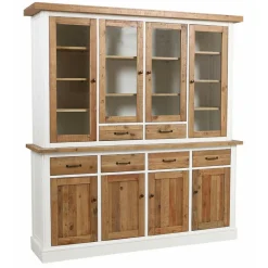 INTERIOR'S - Buffet vaisselier bois blanc - rivages interior's