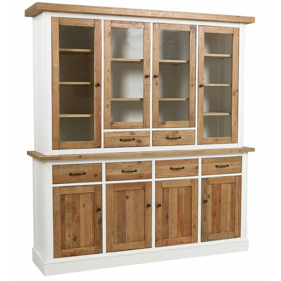 INTERIOR'S - Buffet vaisselier bois blanc - rivages interior's