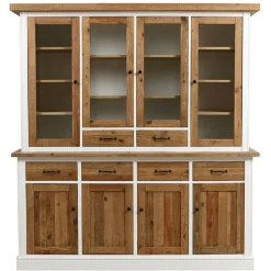 INTERIOR'S - Buffet vaisselier bois blanc - rivages interior's