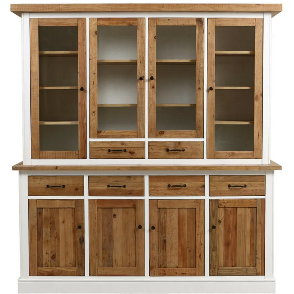 INTERIOR'S - Buffet vaisselier bois blanc - rivages interior's