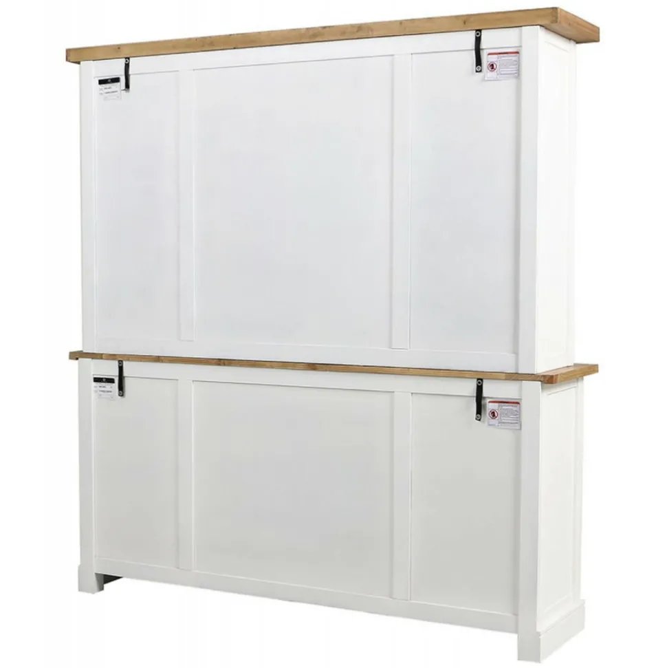 INTERIOR'S - Buffet vaisselier bois blanc - rivages interior's