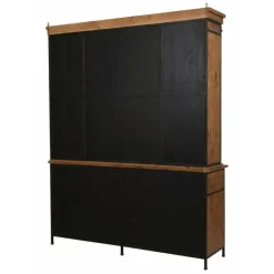 INTERIOR'S - Buffet vitré bois marron - manufacture interior's