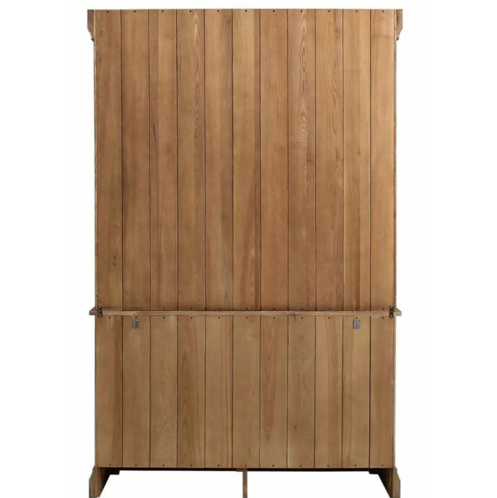 INTERIOR'S - Buffet vitré bois beige - demeure interior's