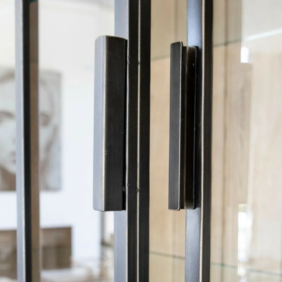 INTERIOR'S - Buffet vitré bois beige - demeure interior's