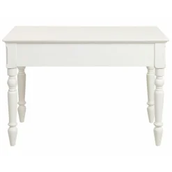 INTERIOR'S - Bureau 2 tiroirs mdf blanc - romance interior's