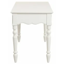 INTERIOR'S - Bureau 2 tiroirs mdf blanc - romance interior's