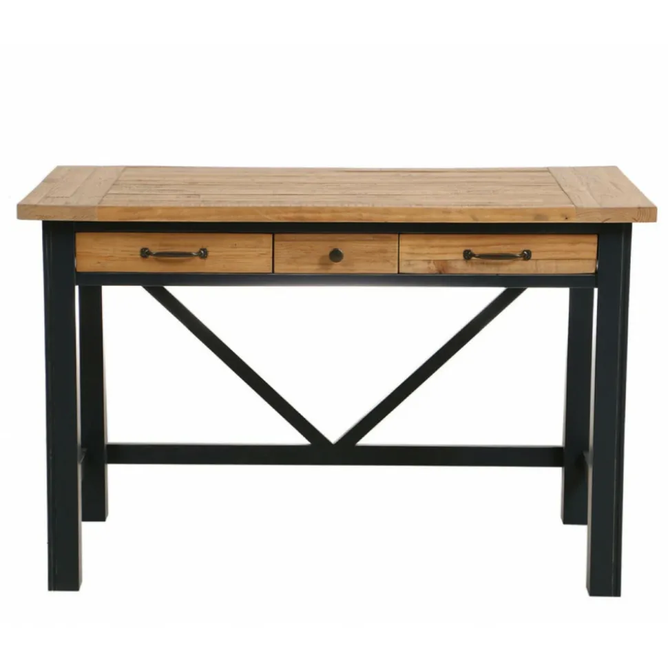 INTERIOR'S - Bureau bois bleu - rivages interior's