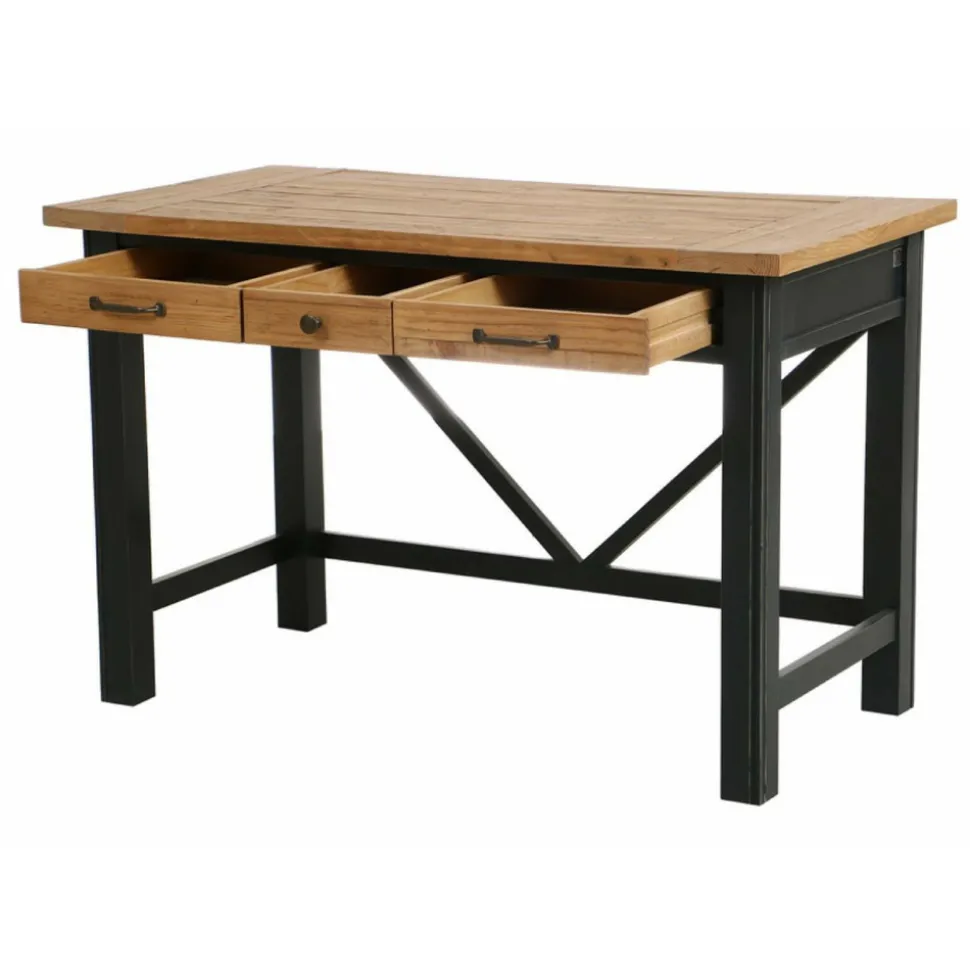 INTERIOR'S - Bureau bois bleu - rivages interior's