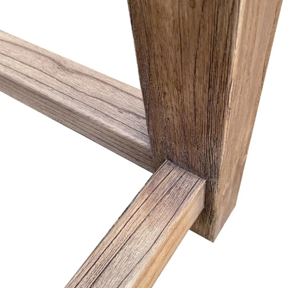 INTERIOR'S - Bureau plateau en verre bois marron - origine interior's