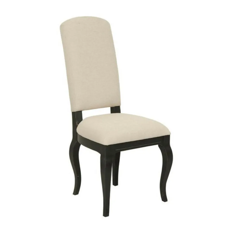 INTERIOR'S - Chaise bois noir - manoir interior's