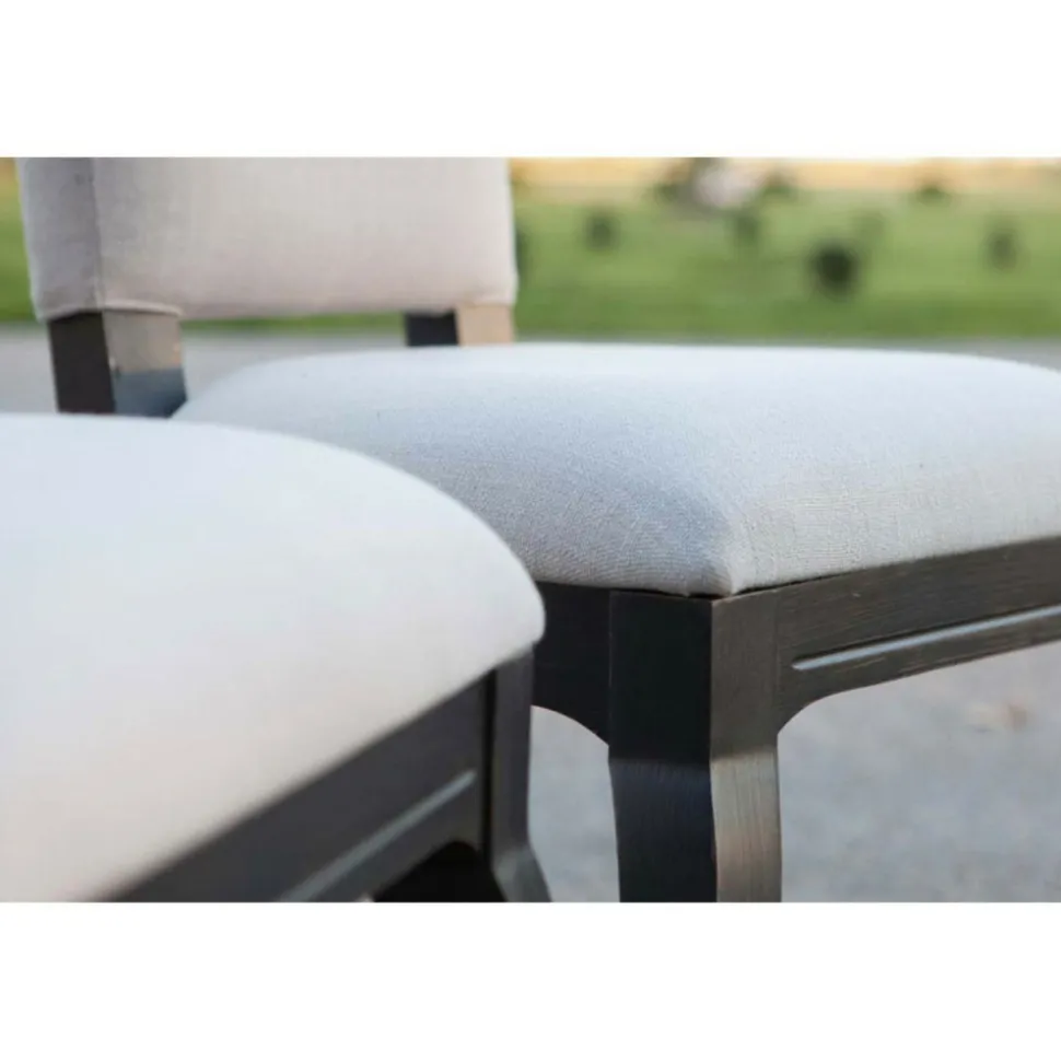 INTERIOR'S - Chaise bois noir - manoir interior's