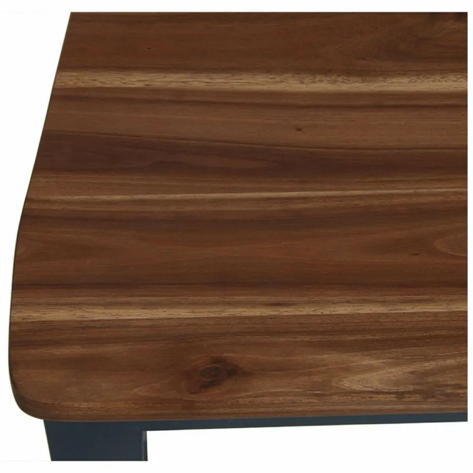 INTERIOR'S - Chaise haute bois bleu - brocante interior's