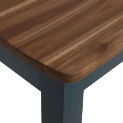 INTERIOR'S - Chaise haute bois bleu - brocante interior's