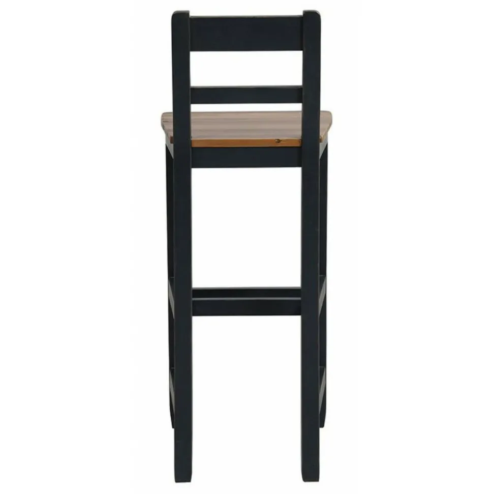INTERIOR'S - Chaise haute bois noir - brocante interior's