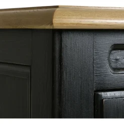 INTERIOR'S - Colonne de salle de bain bois noir - manoir interior's