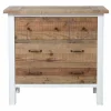 INTERIOR'S - Commode 5 tiroirs l100 bois blanc - rivages interior's