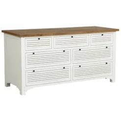 INTERIOR'S - Commode mercerie bois blanc - vénitiennes interior's