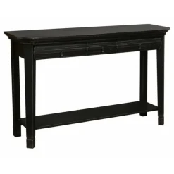 INTERIOR'S - Console 3 tiroirs mdf noir - bruges interior's