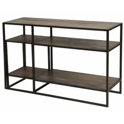 INTERIOR'S - Console avec bout de canapé gigogne bois marron - manufacture interior's