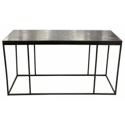 INTERIOR'S - Console plateau pierre pierre naturelle noir - minéral interior's