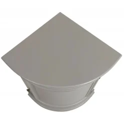 INTERIOR'S - Encoignure basse mdf blanc - harmonie interior's