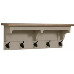 INTERIOR'S - Etagère porte-manteaux bois gris - provence interior's