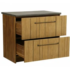 INTERIOR'S - Meuble bas four bois marron - jersey interior's