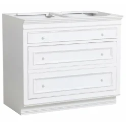 INTERIOR'S - Meuble de cuisine bas casserolier mdf blanc - harmonie interior's