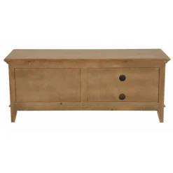 INTERIOR'S - Meuble tv 2 tiroirs bois blanc - esquisse interior's