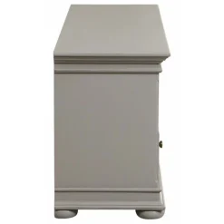 INTERIOR'S - Meuble tv avec 3 rangements mdf gris - harmonie interior's