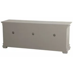 INTERIOR'S - Meuble tv avec 3 rangements mdf gris - harmonie interior's