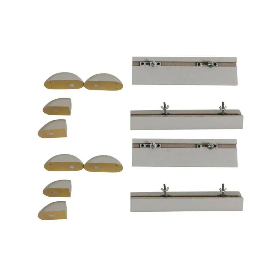 INTERIOR'S - Set de finition pour bibliothèque modulable mdf gris - harmonie interior's