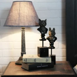 INTERIOR'S - Statuette chien résine noir - chic interior's