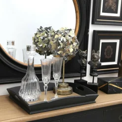 INTERIOR'S - Statuette chien résine noir - chic interior's