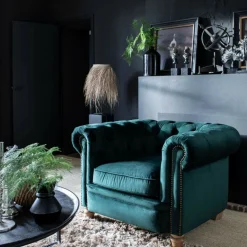 INTERIOR'S - Statuette chien résine noir - chic interior's