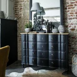 INTERIOR'S - Statuette chien résine noir - chic interior's