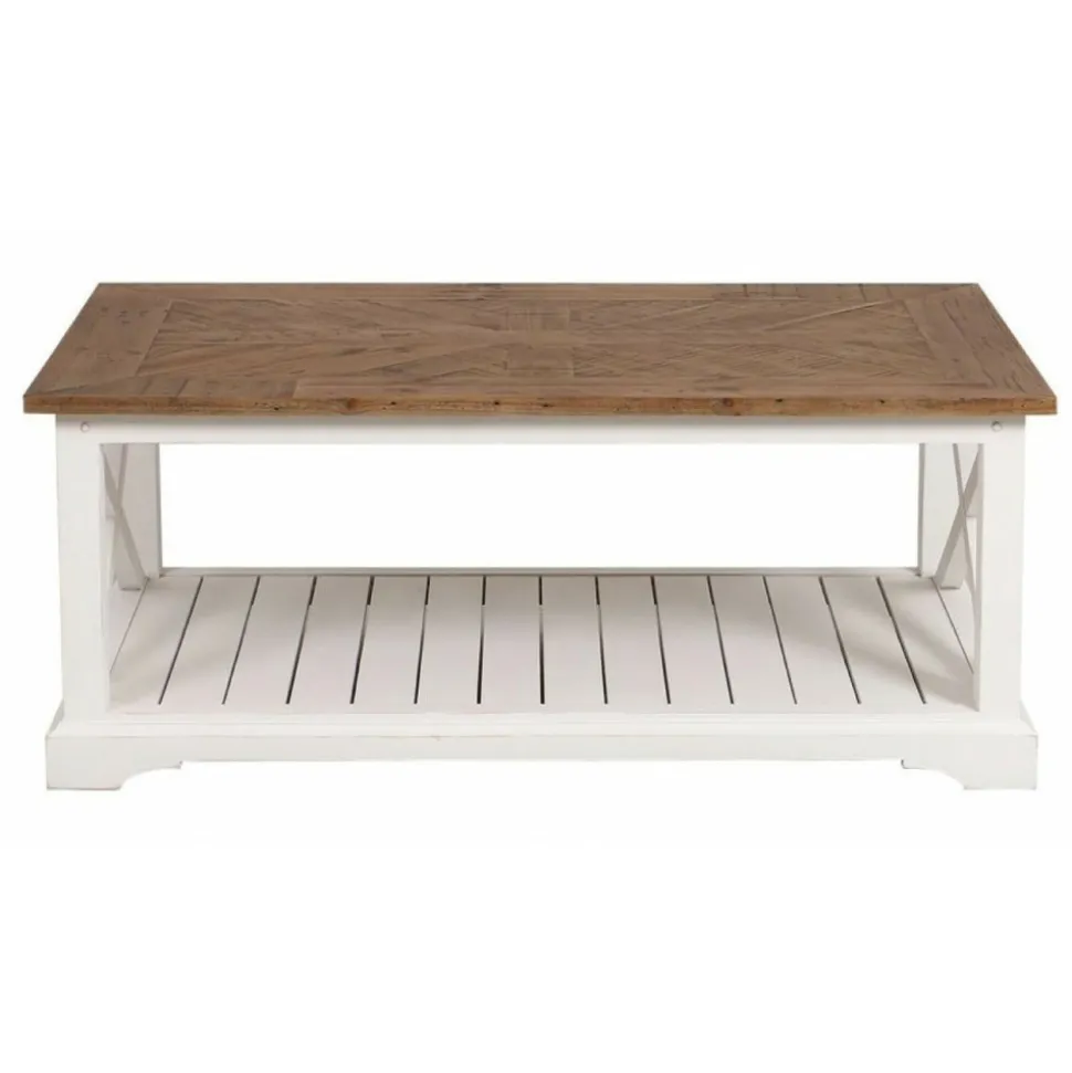 INTERIOR'S - Table basse bois blanc - vénitiennes interior's