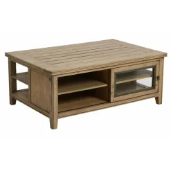 INTERIOR'S - Table basse bois marron - initiale interior's