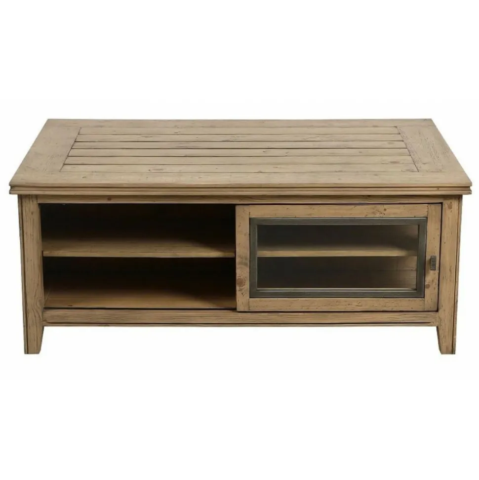 INTERIOR'S - Table basse bois marron - initiale interior's