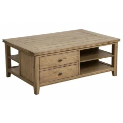 INTERIOR'S - Table basse bois marron - initiale interior's