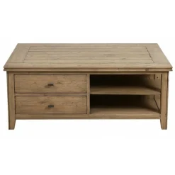 INTERIOR'S - Table basse bois marron - initiale interior's